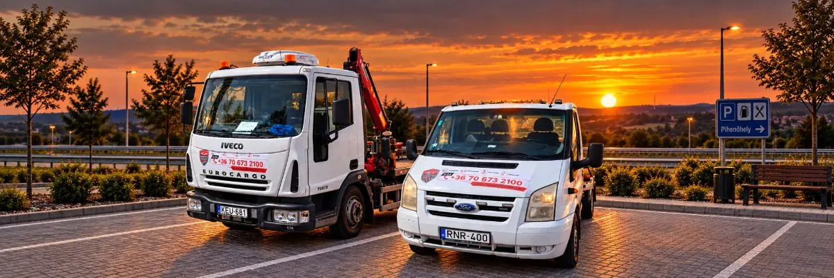 Gödöllő Autómentés autómentő járművei 0–24, +36 70 673 2100